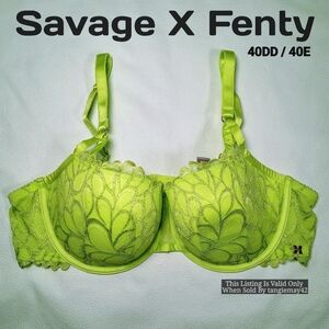 Savage X Fenty Sexy Bra 40DD / 40E Lingerie NWOT
